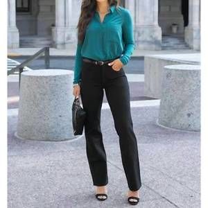 NEW GRACE AND LACE fab fit work pants in black Size 8